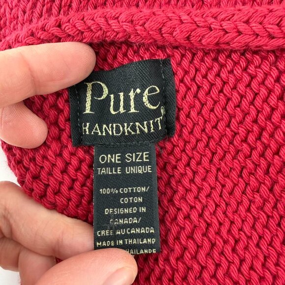 Pure Handknit Scarf Wrap Shawl - Picture 4 of 6